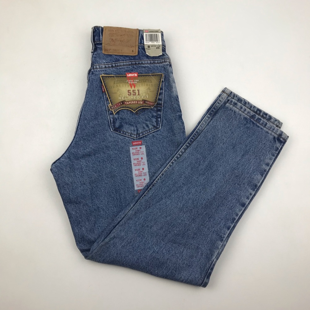 NWT Vintage Levi’s 551 High Waist wedgie fit Jeans - Picture 1 of 7